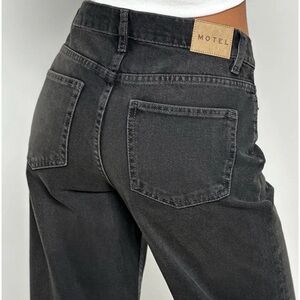 ⭐️NWT Motel Turnup Straight Jeans